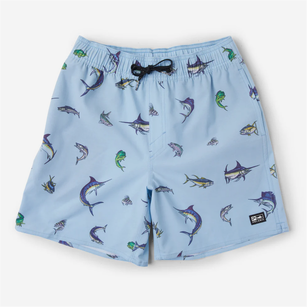 Pelagic Youth Dockside Gamefish E Waist Short Slate