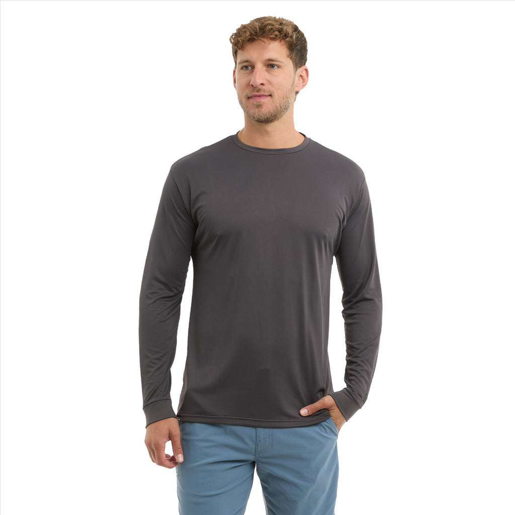 Pelagic Aquatek Solid Fishing Shirt - Graphite
