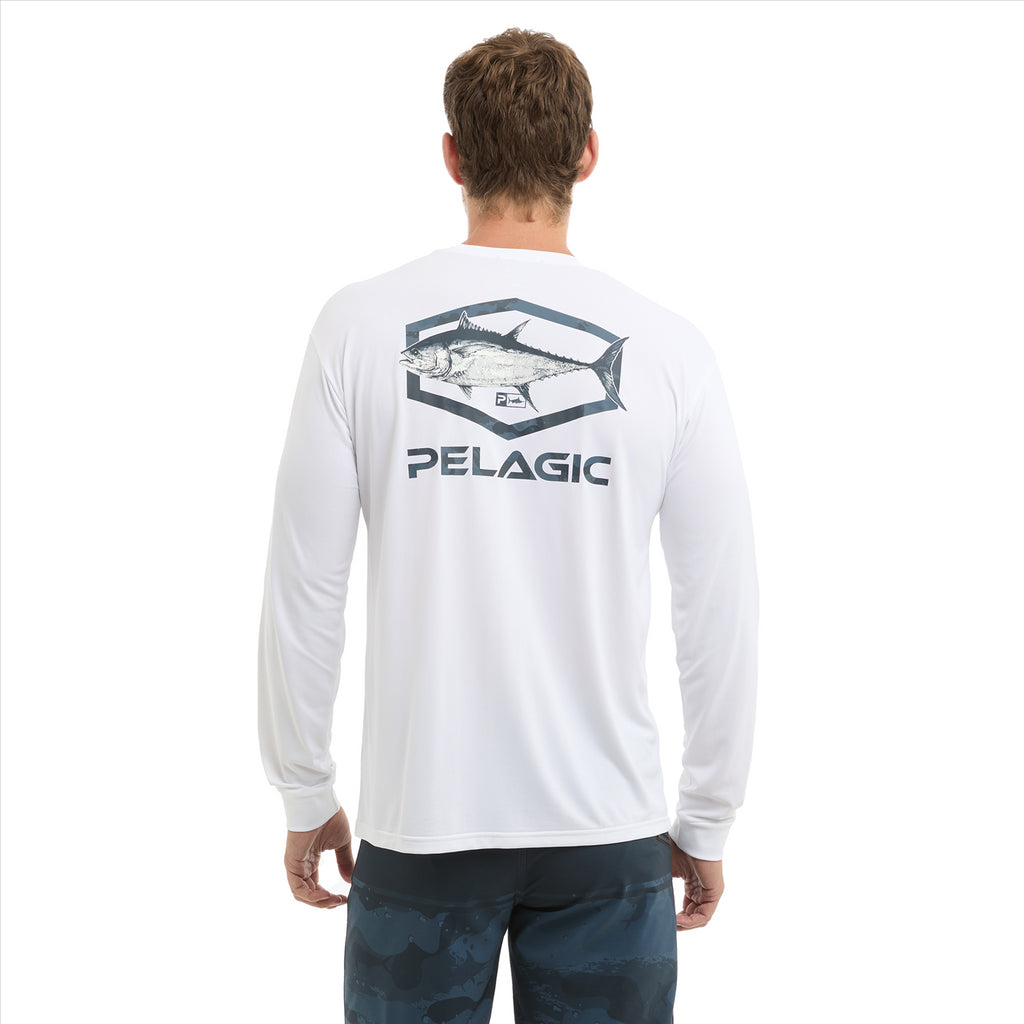 Pelagic Aquatek Target BFT Fishing Shirt - White