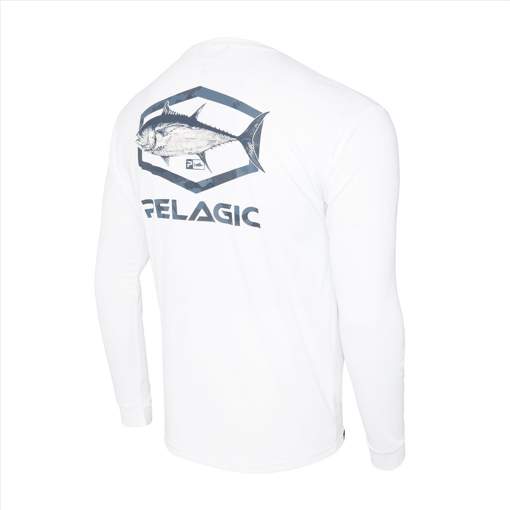 Pelagic Aquatek Target BFT Fishing Shirt - White