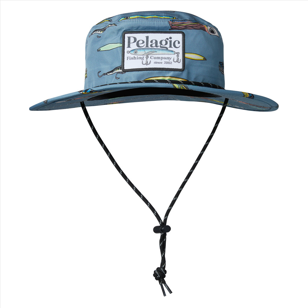 Pelagic Sunsetter Lured Bucket Hat - Windward Blue