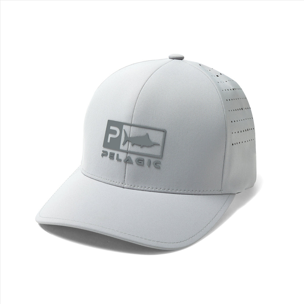 Pelagic Delta Flexfit Icon Cap - Light Grey