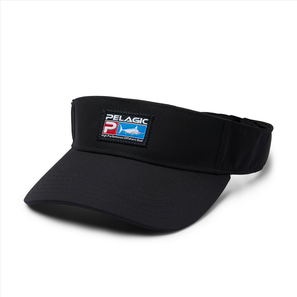 Pelagic South Point Icon Performance Visor - Deluxe Black