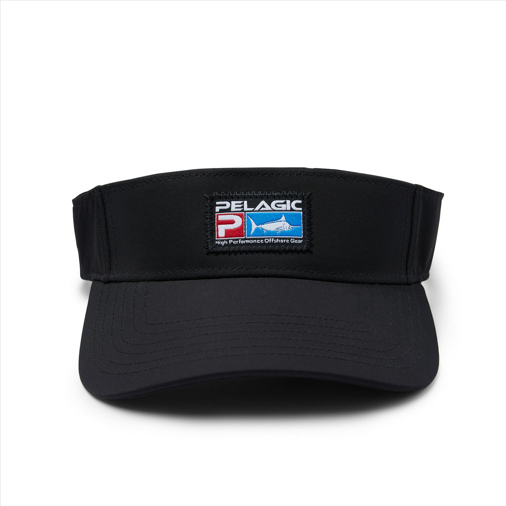 Pelagic South Point Icon Performance Visor - Deluxe Black