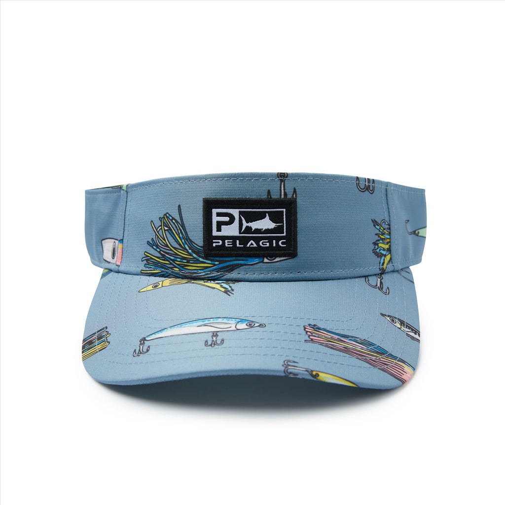 Pelagic South Point Lured Performance Visor - Windward Blue