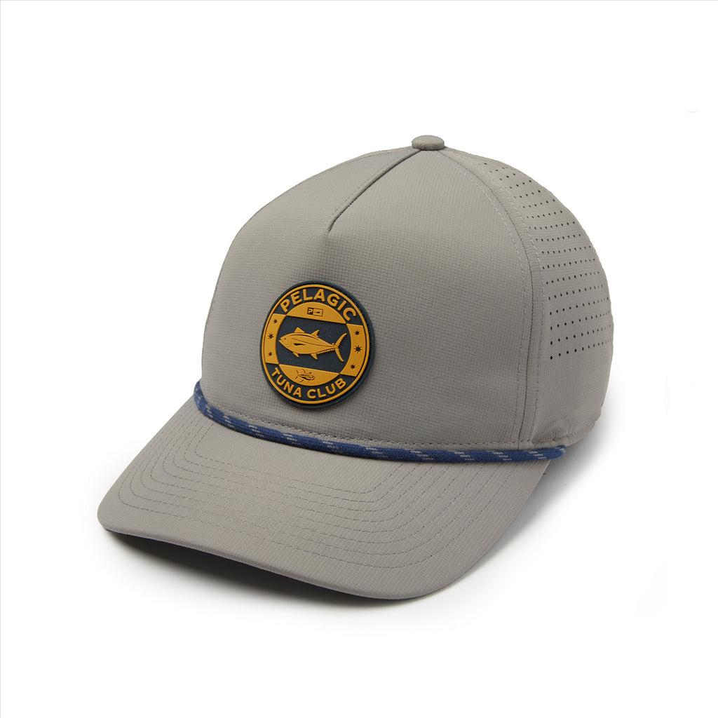 Pelagic Upswell Tuna Club Mid Crown Trucker - Light Grey