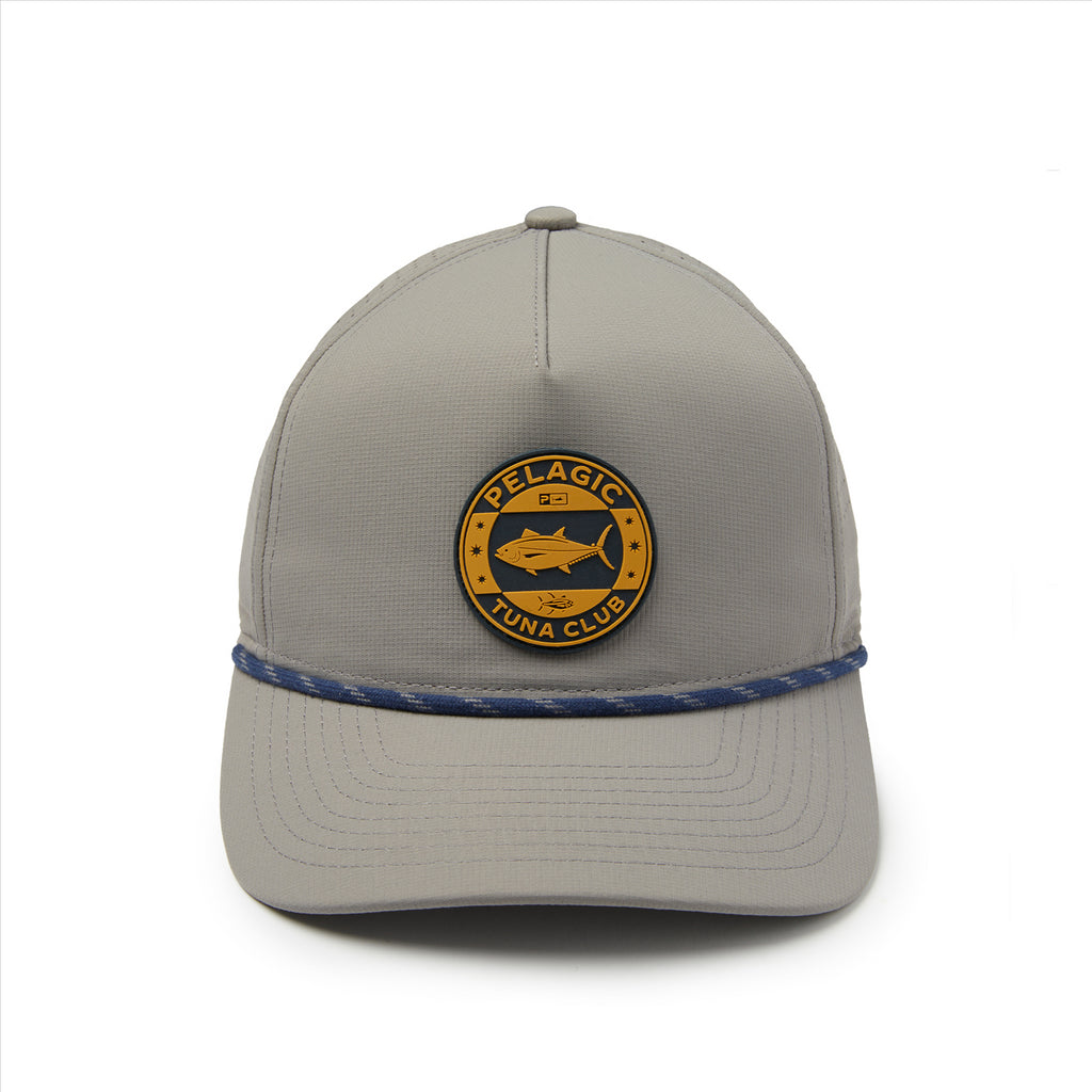 Pelagic Upswell Tuna Club Mid Crown Trucker - Light Grey