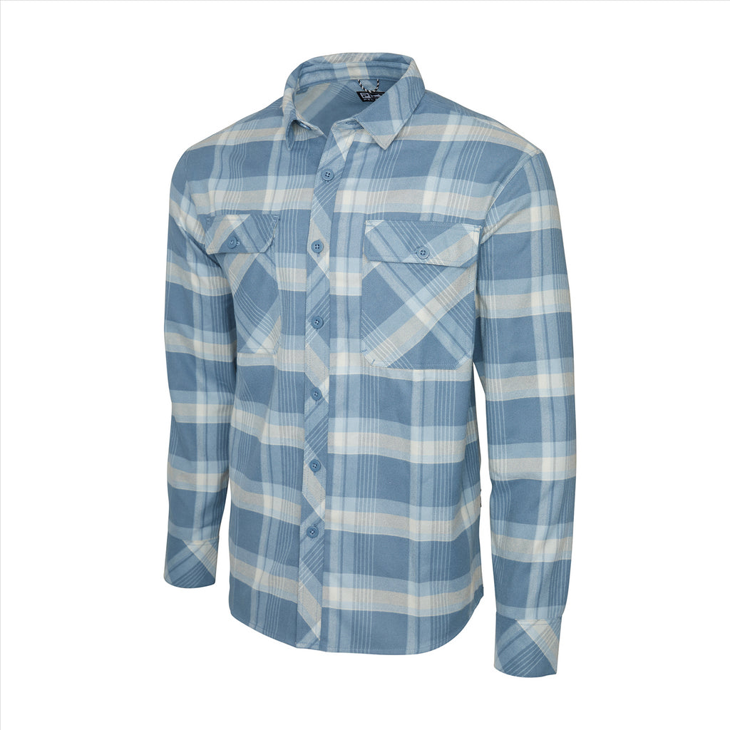 Pelagic Faroe Lightweight Flannel - Petrol