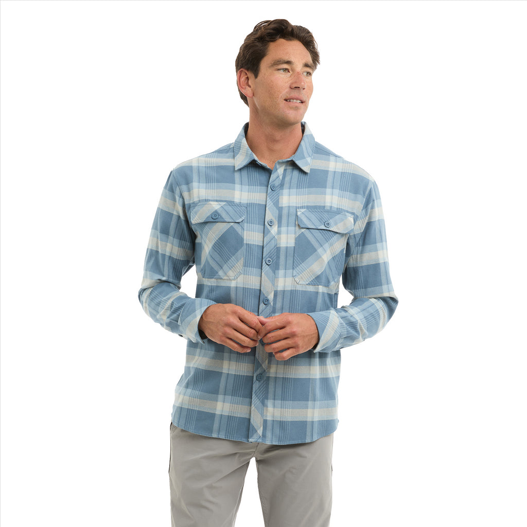 Pelagic Faroe Lightweight Flannel - Petrol