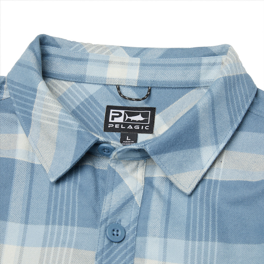 Pelagic Faroe Lightweight Flannel - Petrol