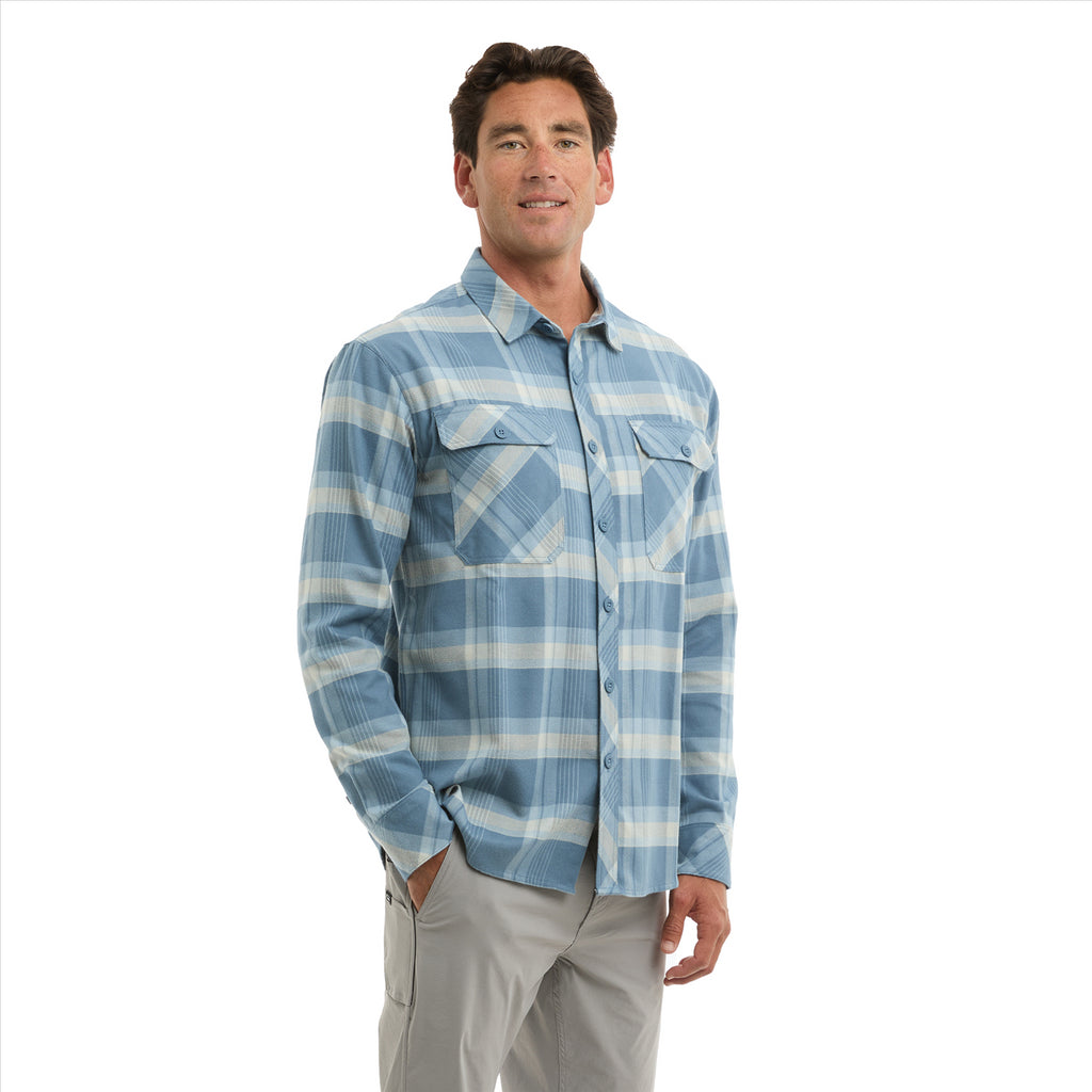 Pelagic Faroe Lightweight Flannel - Petrol