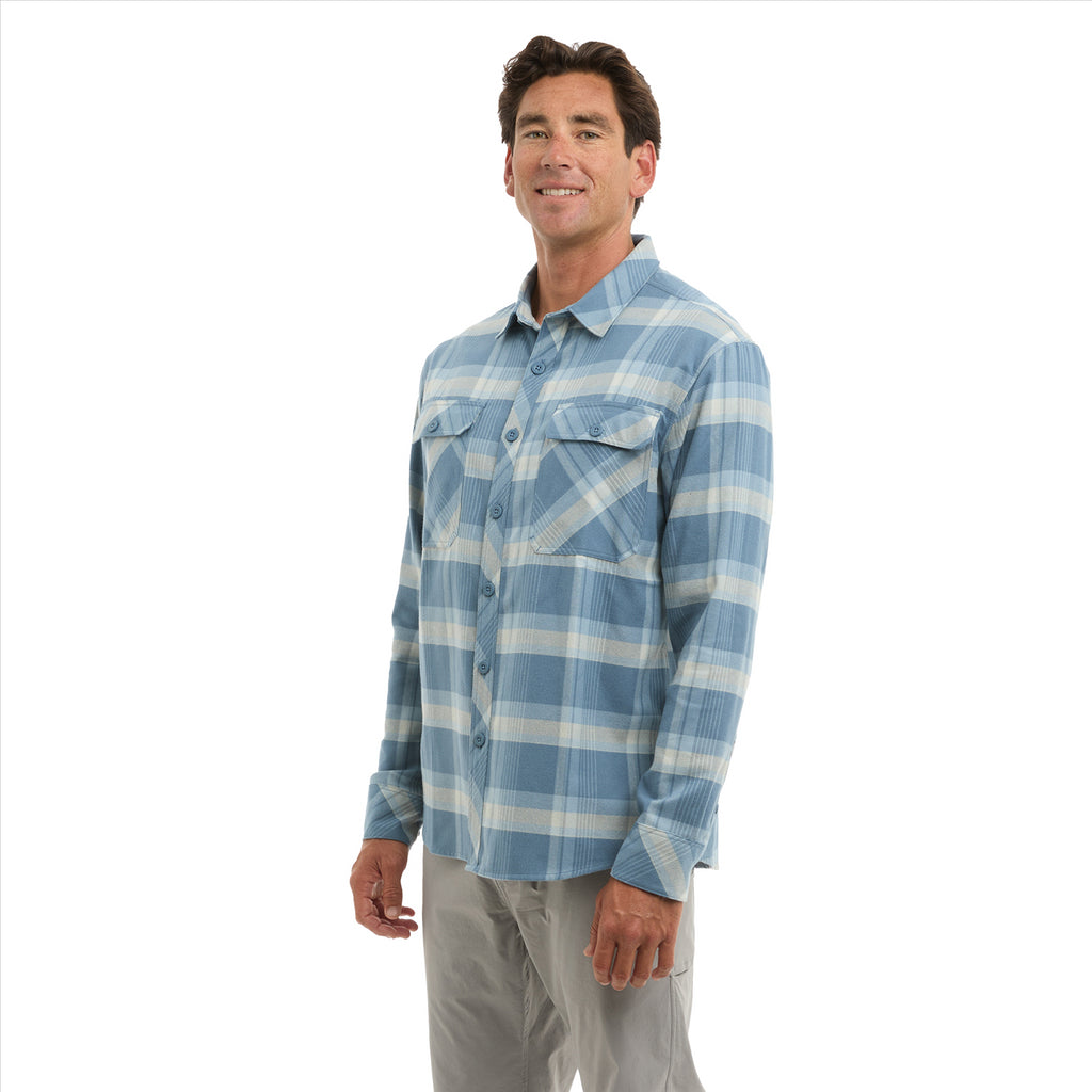 Pelagic Faroe Lightweight Flannel - Petrol