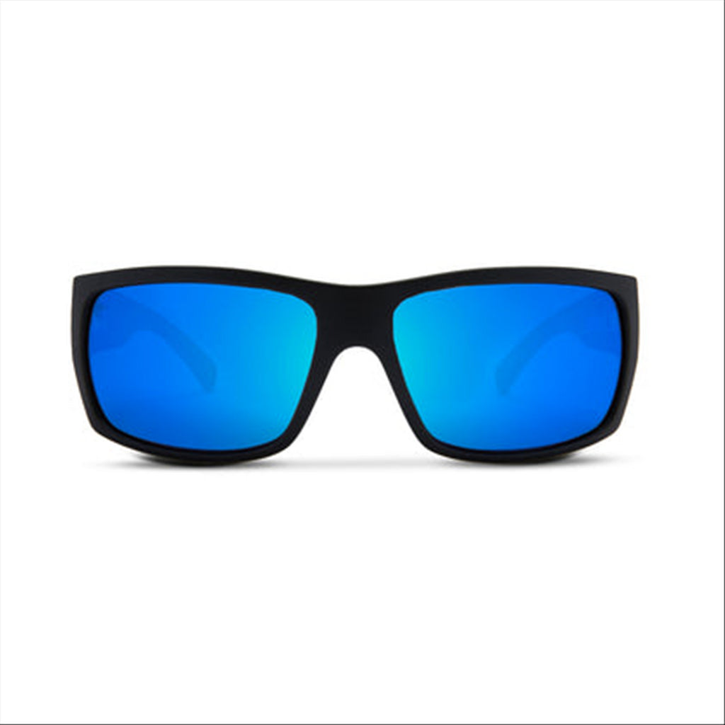 Pelagic Fish Whistle Polarised Mineral Glass - Black/Blue Mirror