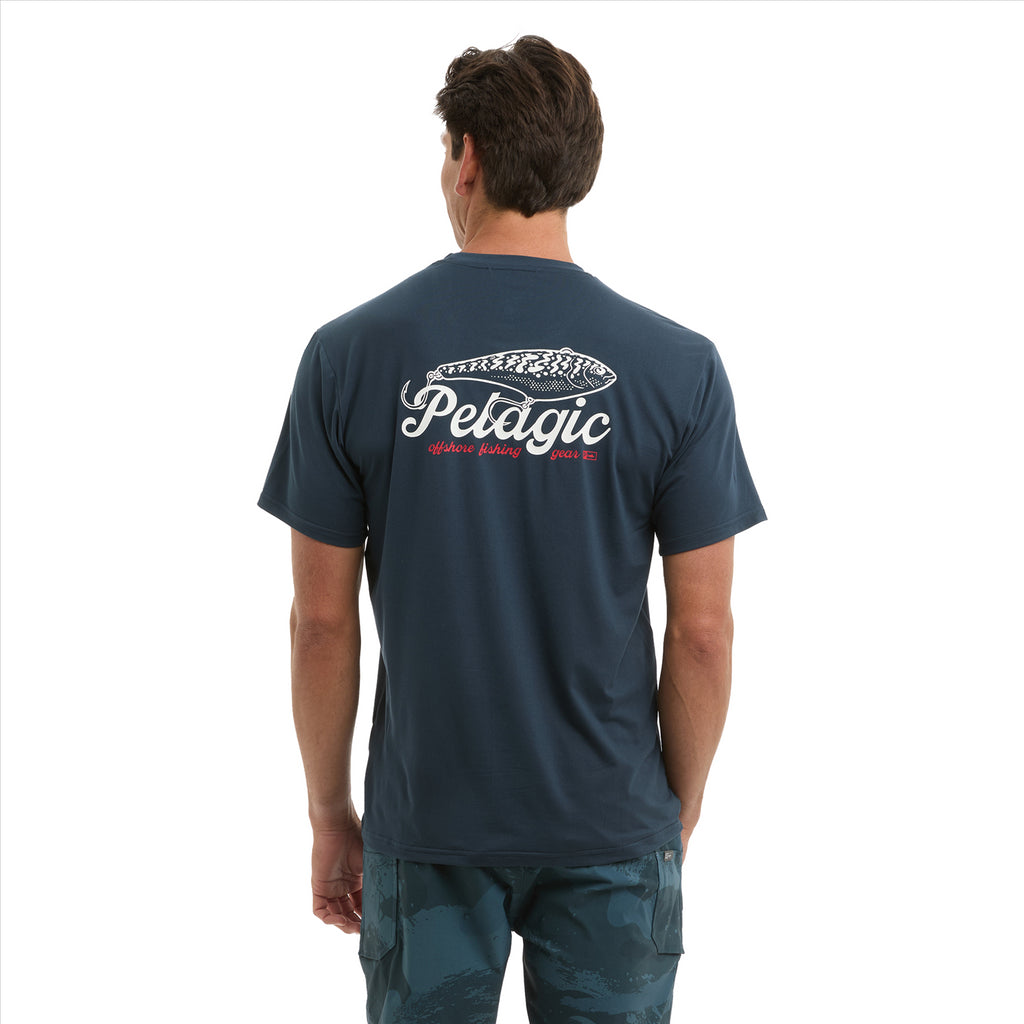 Pelagic Freespool Get Hooked Performance shirt - Dark Navy