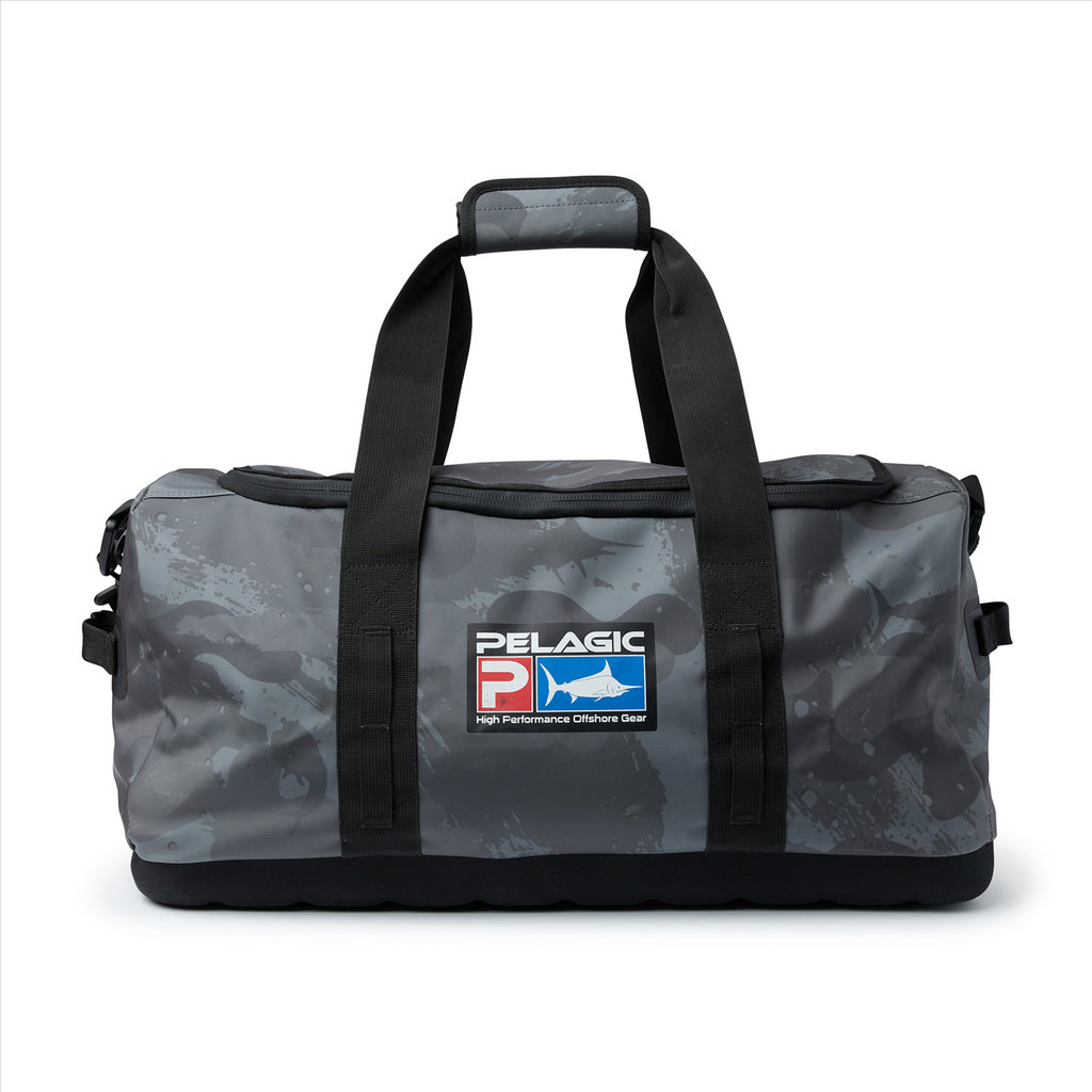 Pelagic Heavy Duty 50L Brush Camo Duffle Bag - Graphite