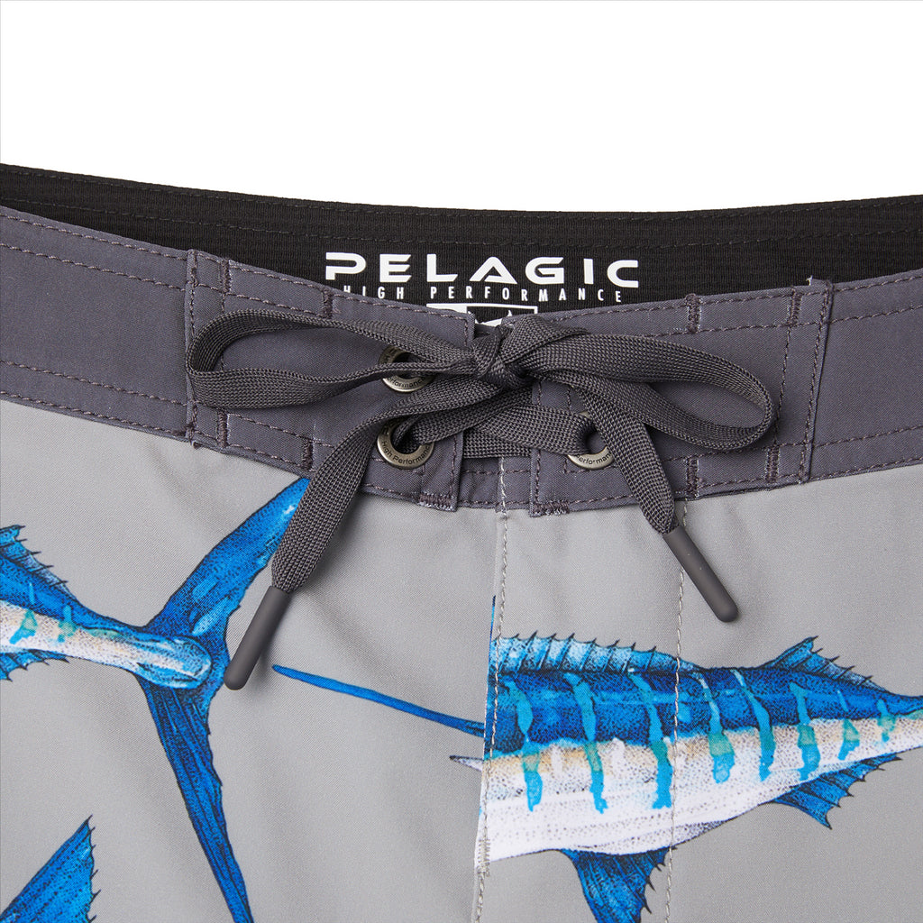 Pelagic High Spot 18" Boardshorts - Goione Marlin Grey