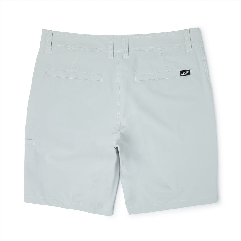 Pelagic Mako 19" Deep Sea Hybrid Shorts - Light Grey