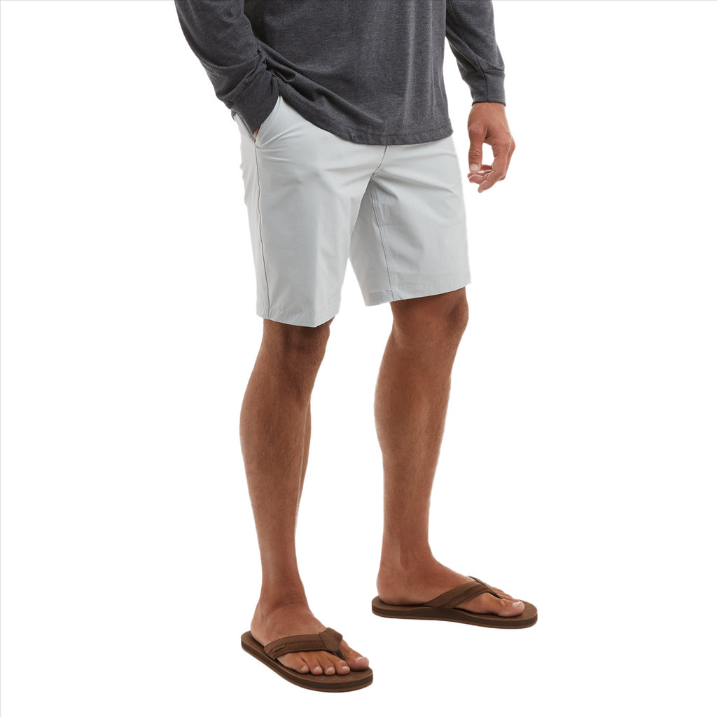 Pelagic Mako 19" Deep Sea Hybrid Shorts - Light Grey