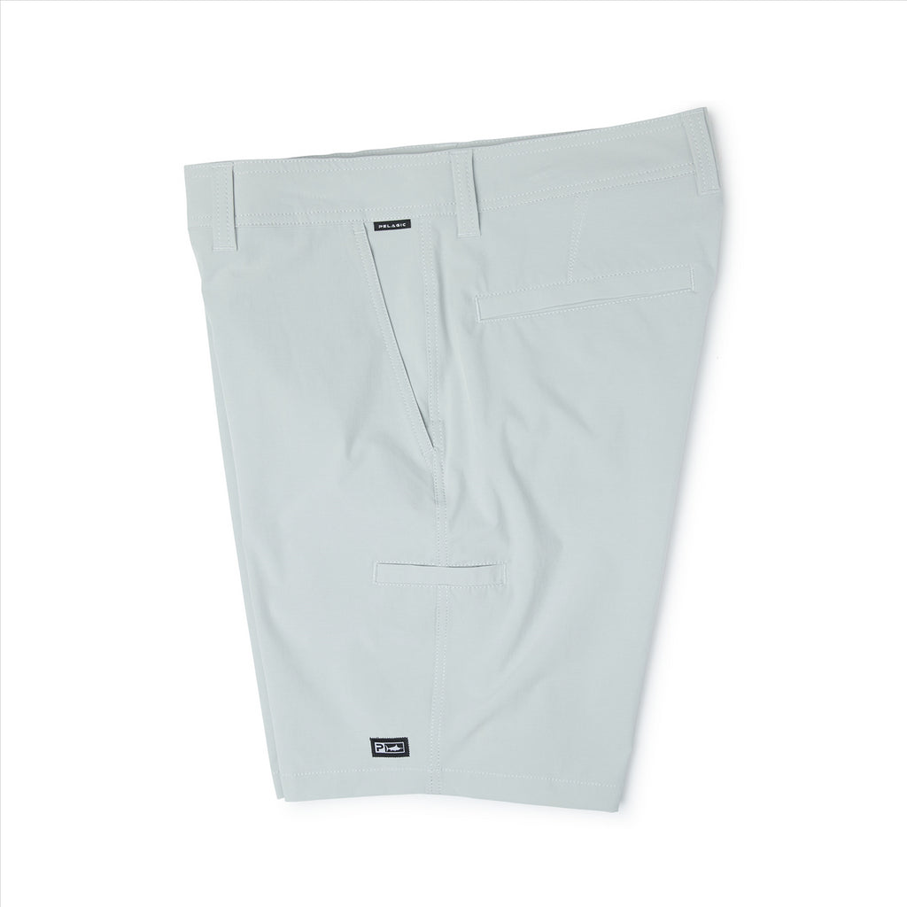 Pelagic Mako 19" Deep Sea Hybrid Shorts - Light Grey
