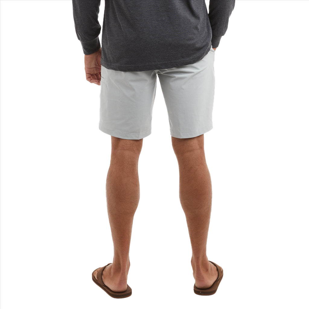 Pelagic Mako 19" Deep Sea Hybrid Shorts - Light Grey