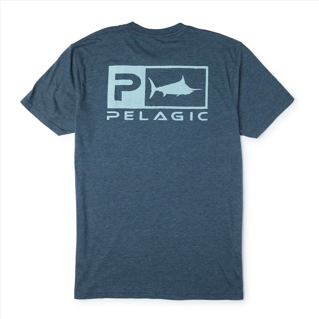 Pelagic Prem Triblend T-Shirt - Rusted Icon Petrol