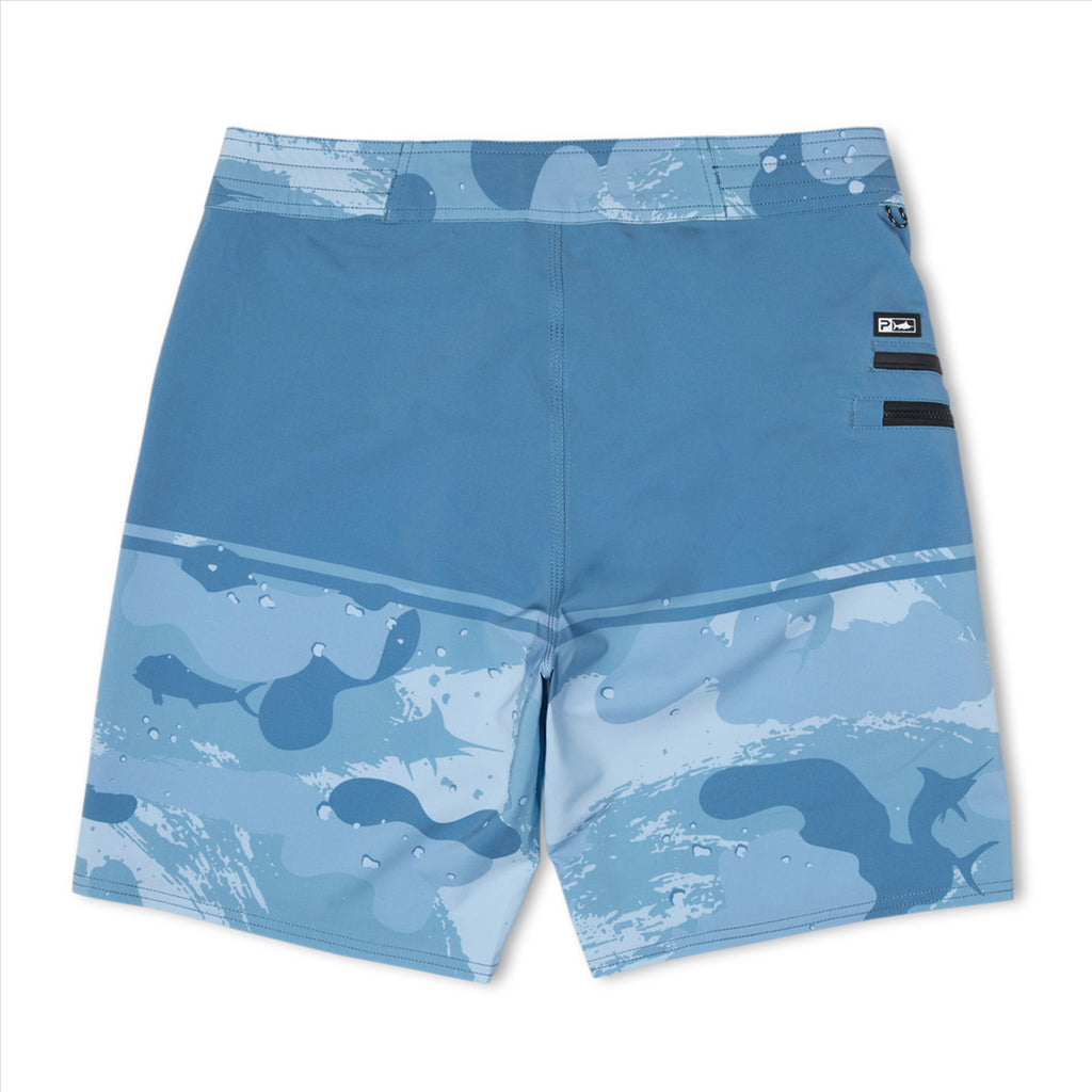 Pelagic Strike 19" Boardshorts - Brush Camo Slate