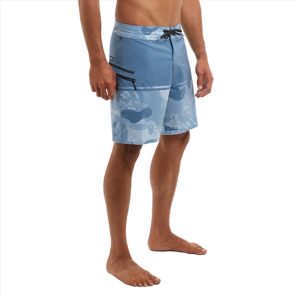 Pelagic Strike 19" Boardshorts - Brush Camo Slate