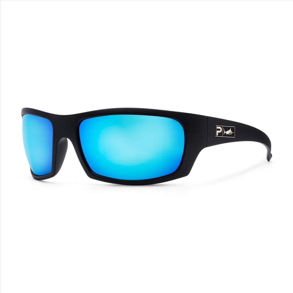 Pelagic The Mack - Polarised Poly Lens - Matte Black/Grey