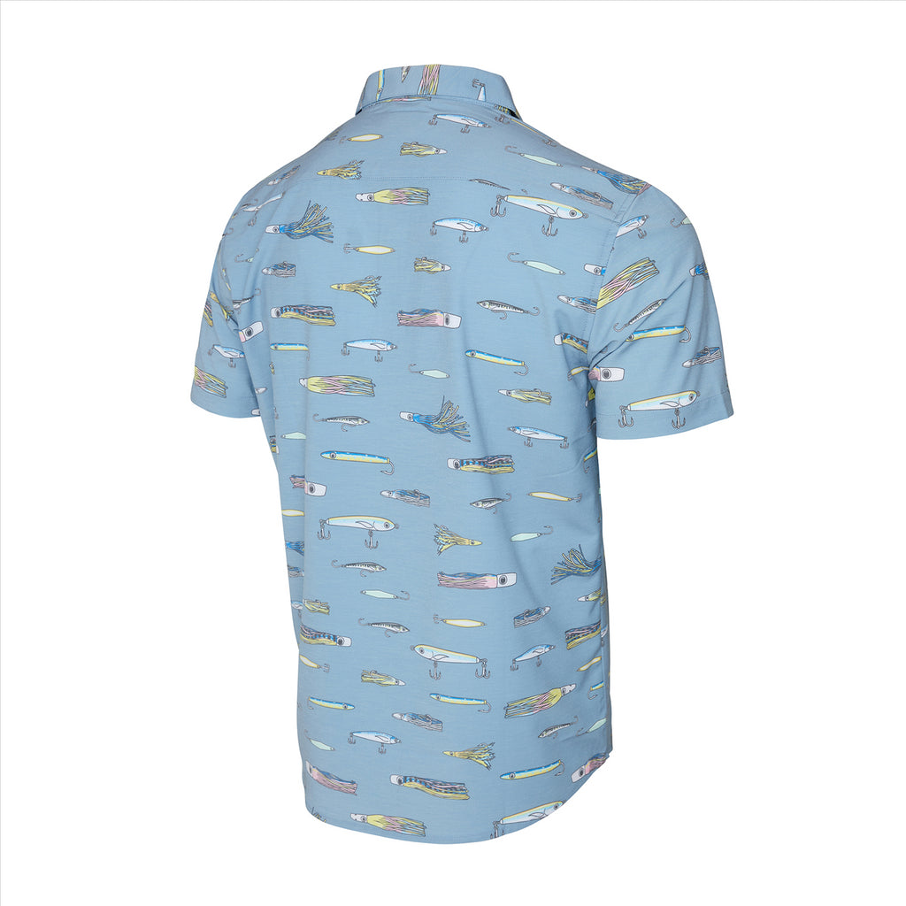 Pelagic Topshot Lured Stretch Woven - Windward Blue