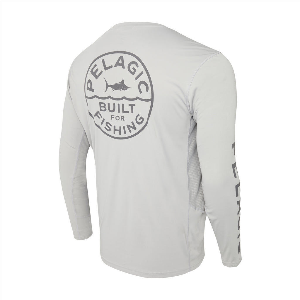 Pelagic Vaportek Built Fishing Shirt - Grey