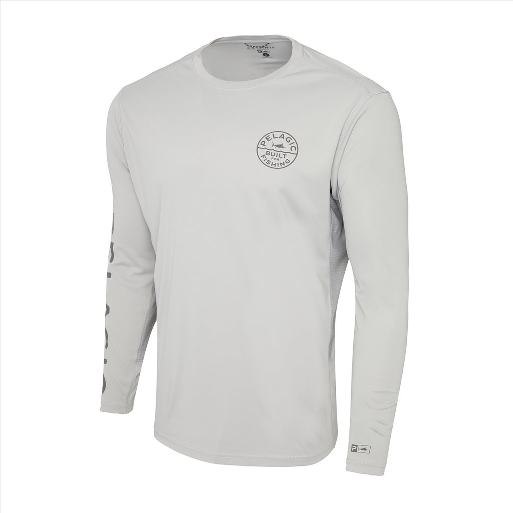 Pelagic Vaportek Built Fishing Shirt - Grey