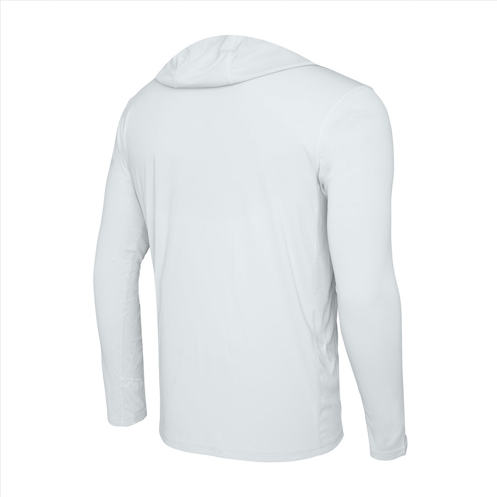 Pelagic Vaportek Solid Hooded Fishing Shirt - Light Grey