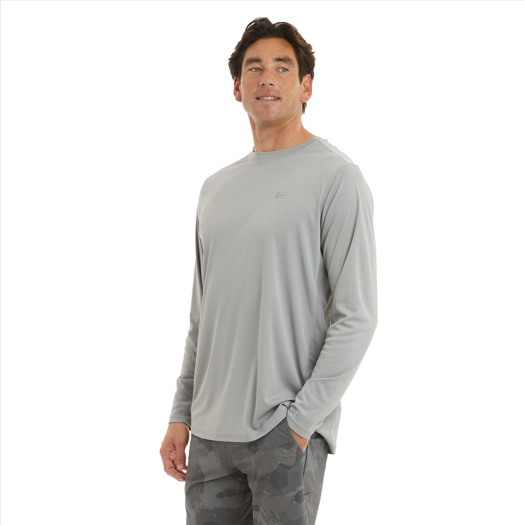 Pelagic Vaportek Solid Fishing Shirt - Grey