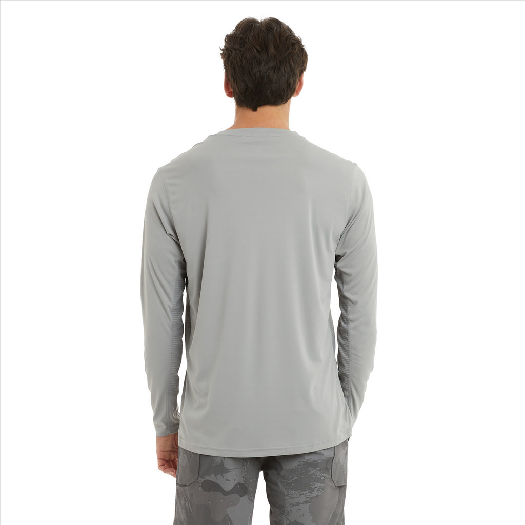 Pelagic Vaportek Solid Fishing Shirt - Grey
