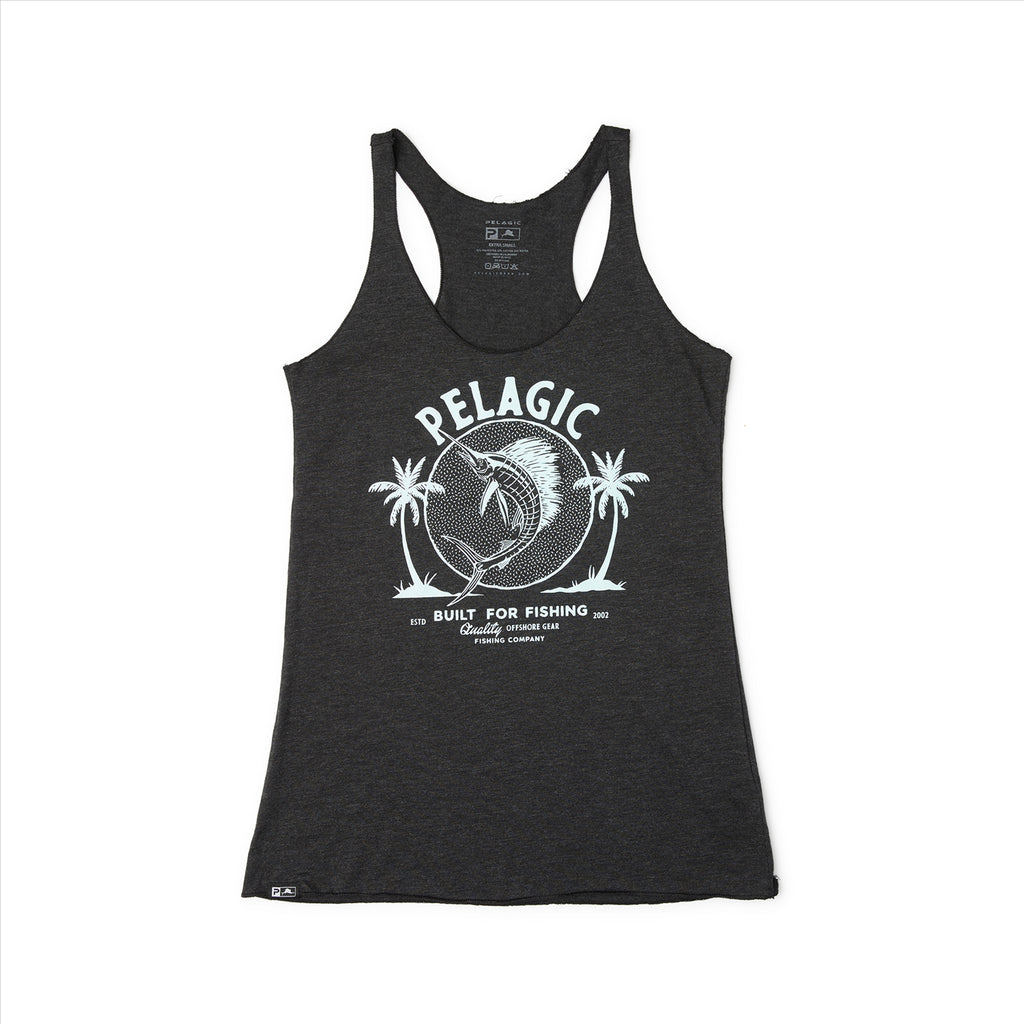 Pelagic Ws Twin Palms Tank Top - Black